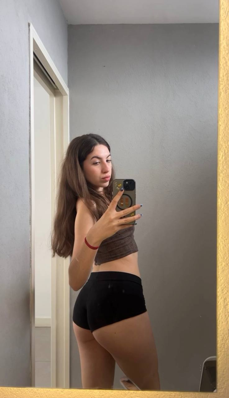 Amber in her underwear in Brazzaville