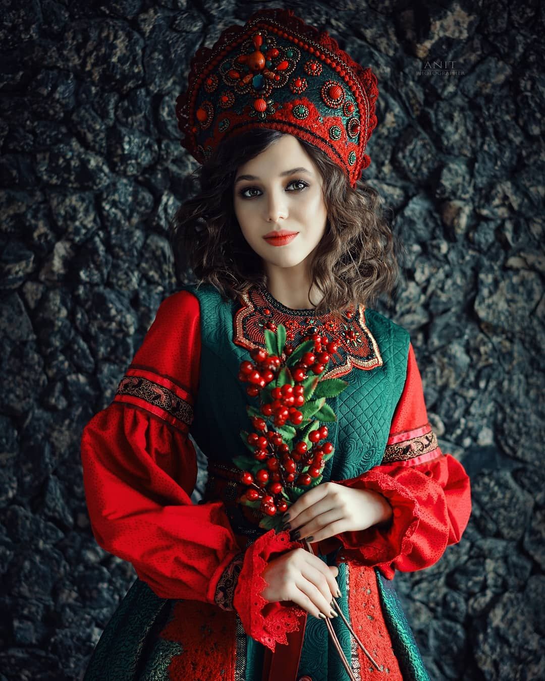 Nude girl Women in Slavic costumes in Brazzaville