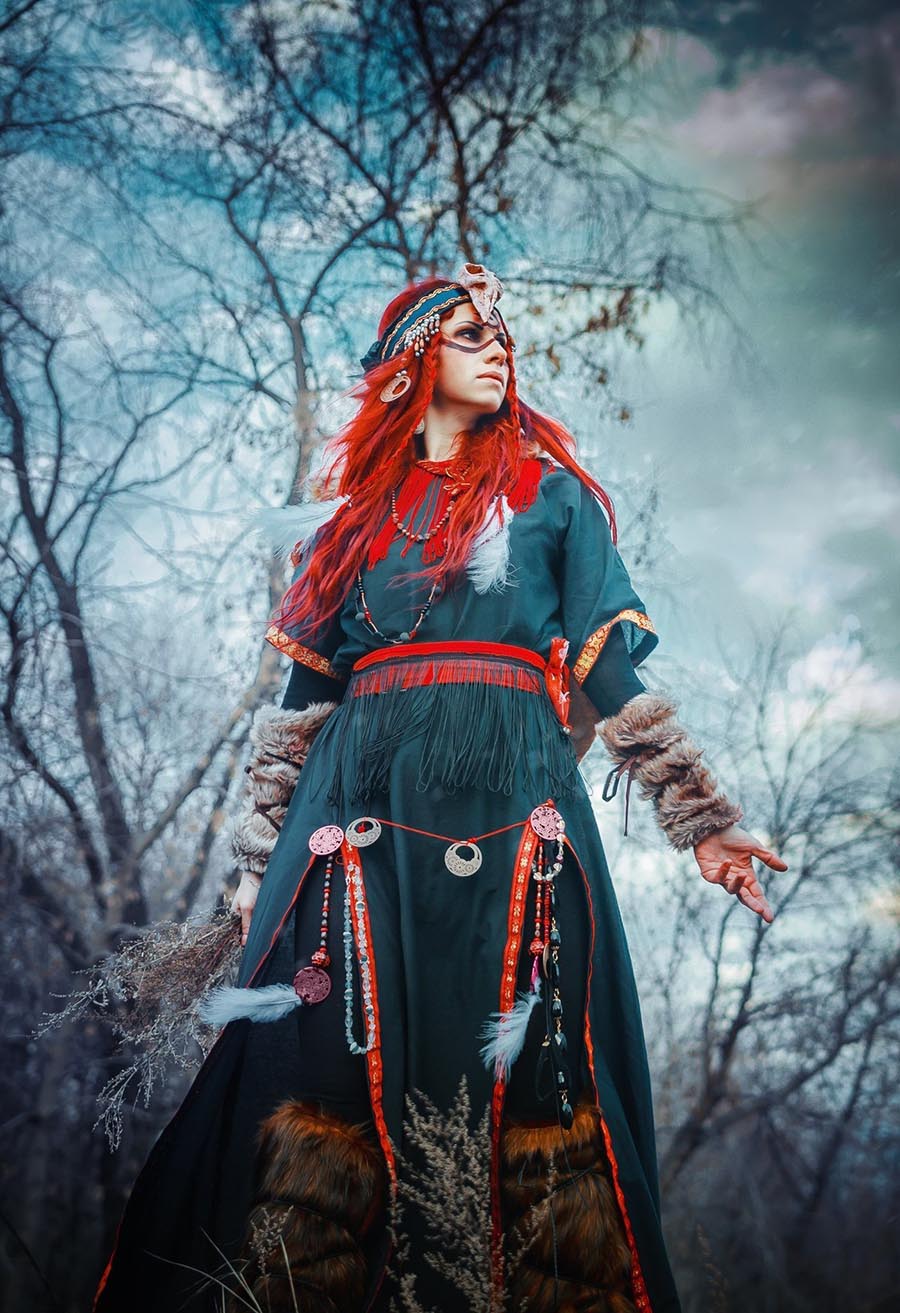 Girls in Slavic costumes underwear in Brazzaville