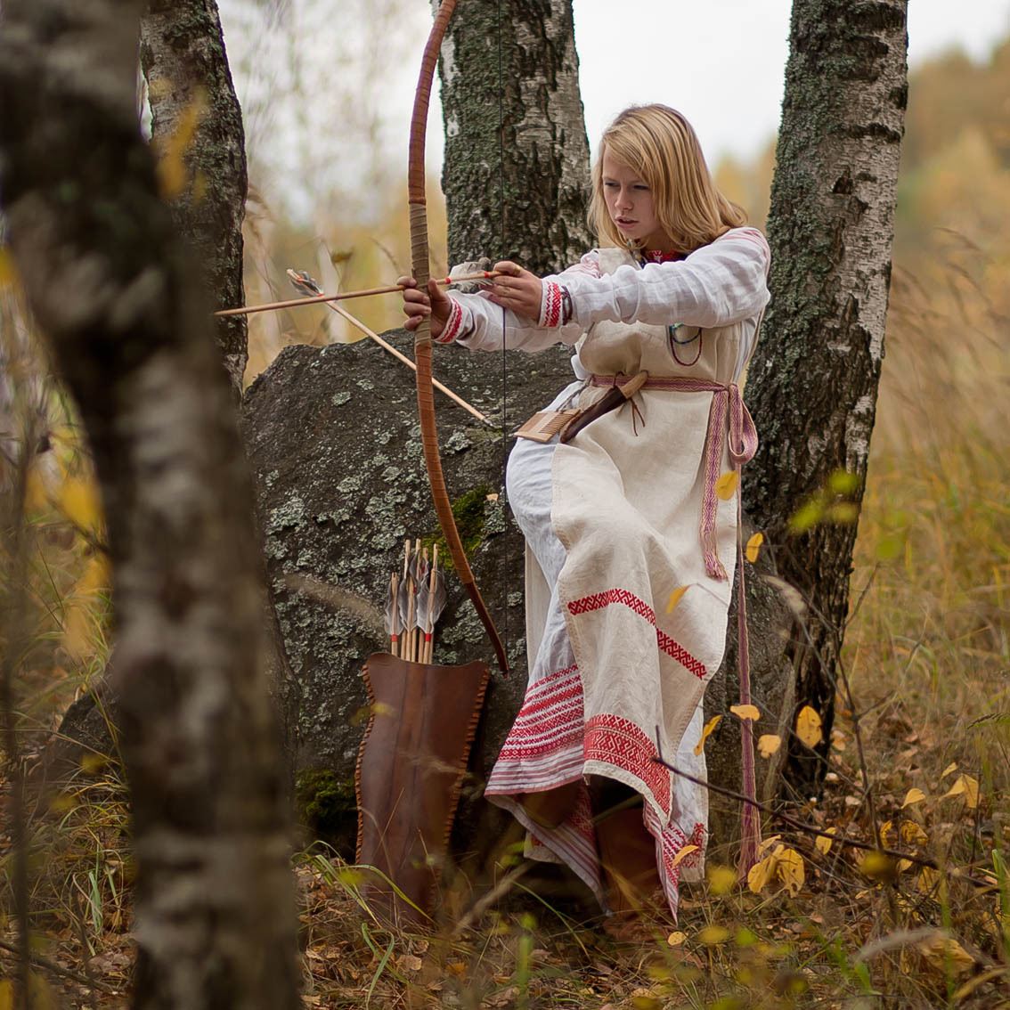 Sexy photo Girls in Slavic costumes in Brazzaville